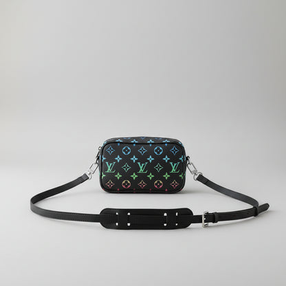 Monogram Iridescent Wearable Wallet Shoulder Bag