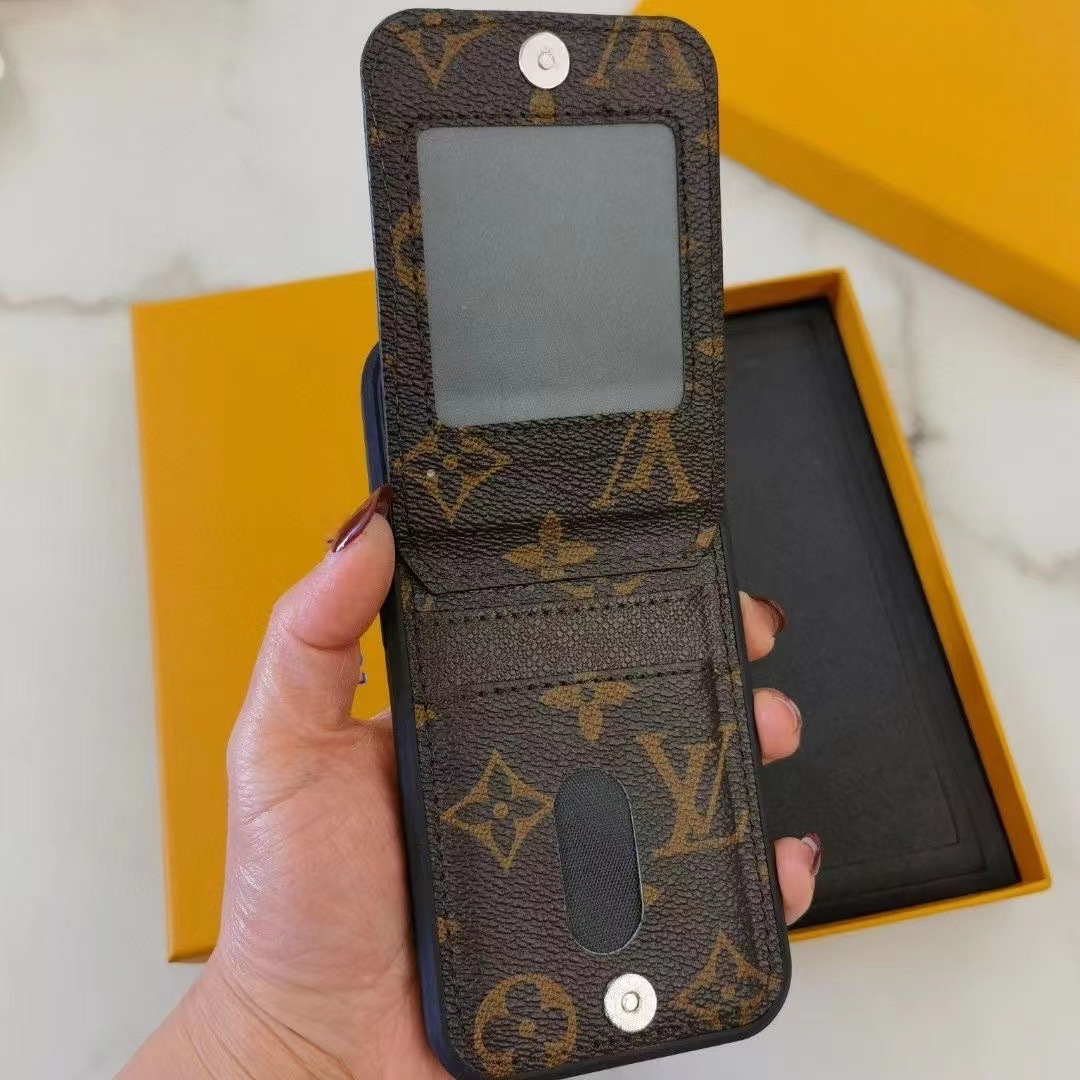 Lux Monogram Phone Case with Card Holder– iPhone or Samsung