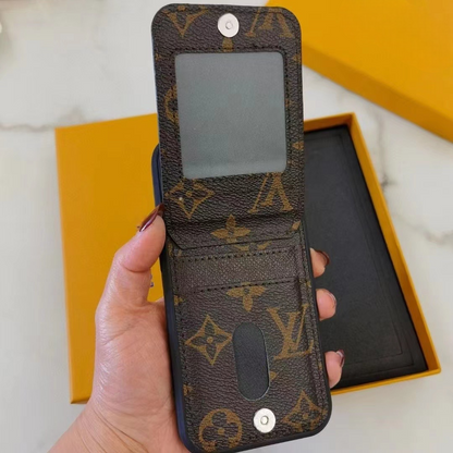 Lux Monogram Phone Case with Card Holder– iPhone or Samsung
