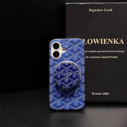 Pattern Inspired MagSafe Case with Detachable Grip
