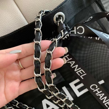 Chanel Beaute Mesh Tote Set