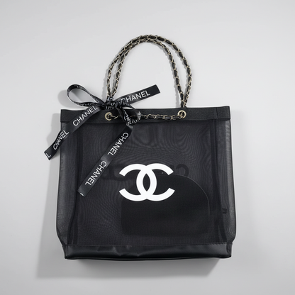 Chanel Beaute Mesh Tote Set