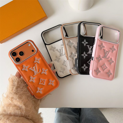Luxe Crystal Monogram  iPhone Case
