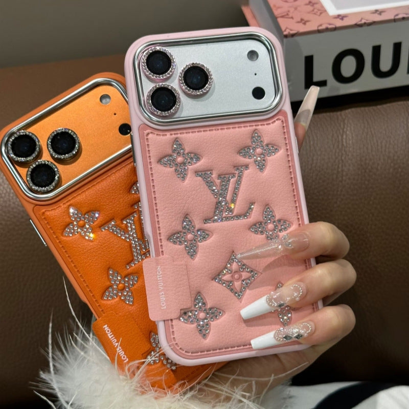 Luxe Crystal Monogram  iPhone Case
