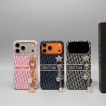 CD Luxury iPhone Case with Charm