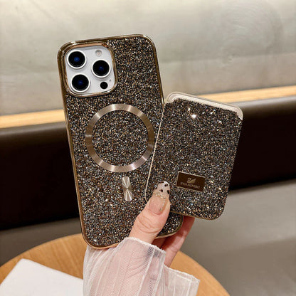 Sparkle MagSafe Case + Detachable Card Holder