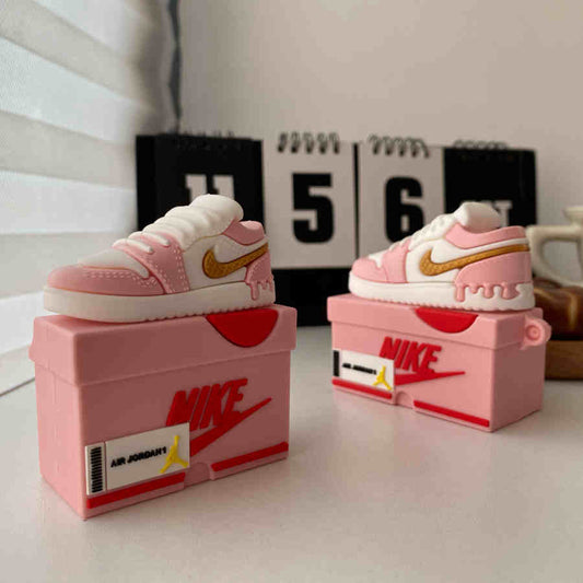Pink Ice Cream Sneaker Air Pod Case