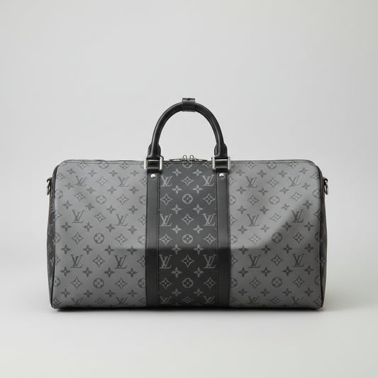 Keepall Bandouliere 50 Monogram Eclipse Travel Bag