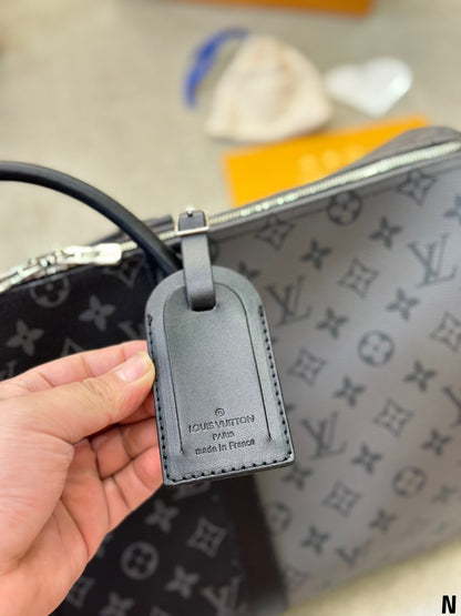 Keepall Bandouliere 50 Monogram Eclipse Travel Bag
