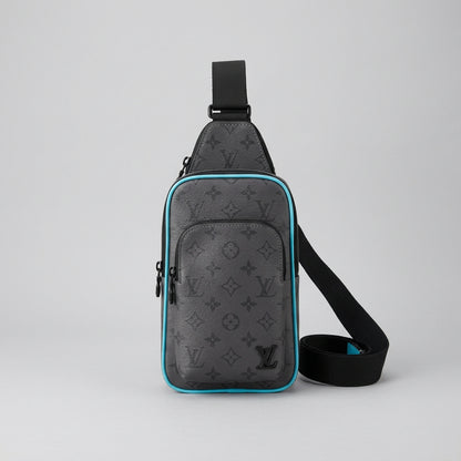 Eclipse Sling Shoulder Bag  - Grey/Blue