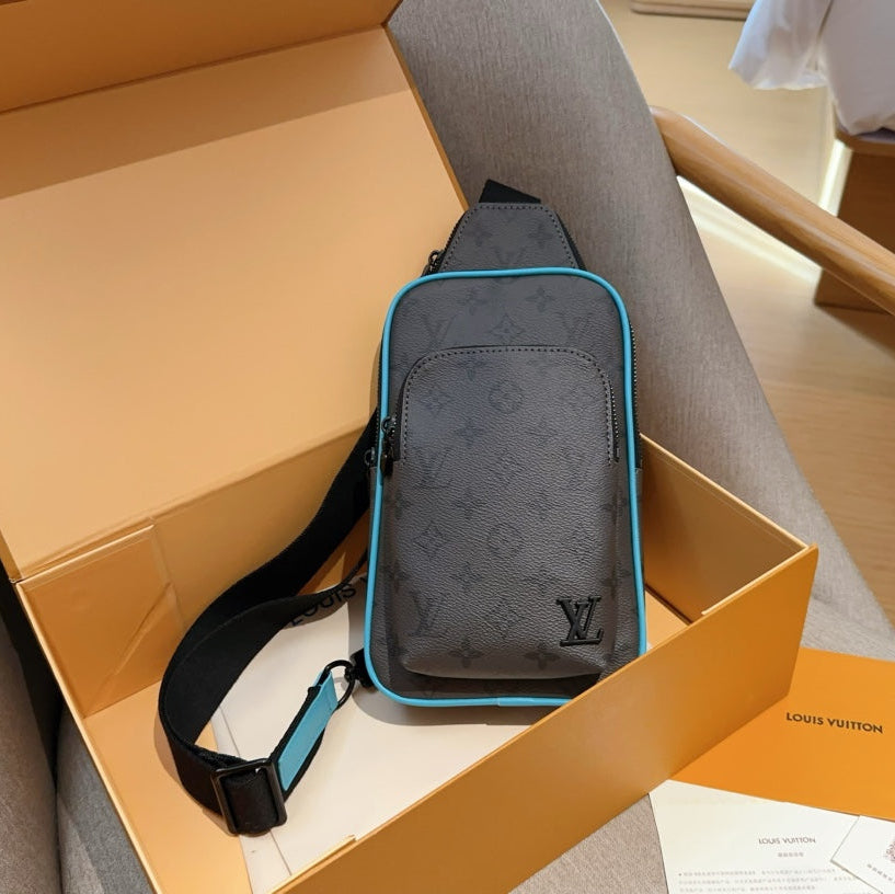 Eclipse Sling Shoulder Bag  - Grey/Blue