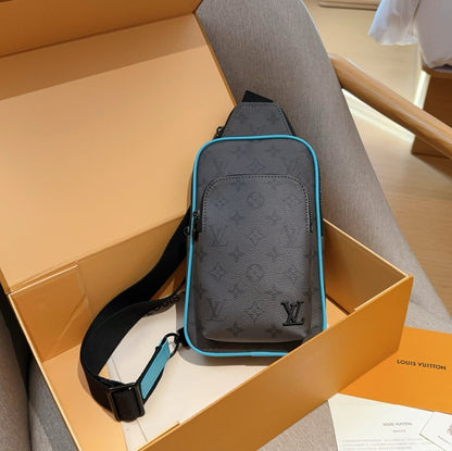 Eclipse Sling Shoulder Bag  - Grey/Blue