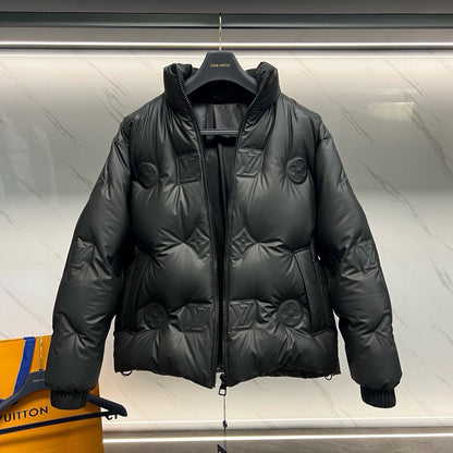 LV  Monogram  Embossed Puffer Jacket