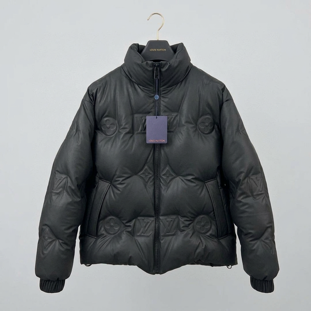 LV  Monogram  Embossed Puffer Jacket