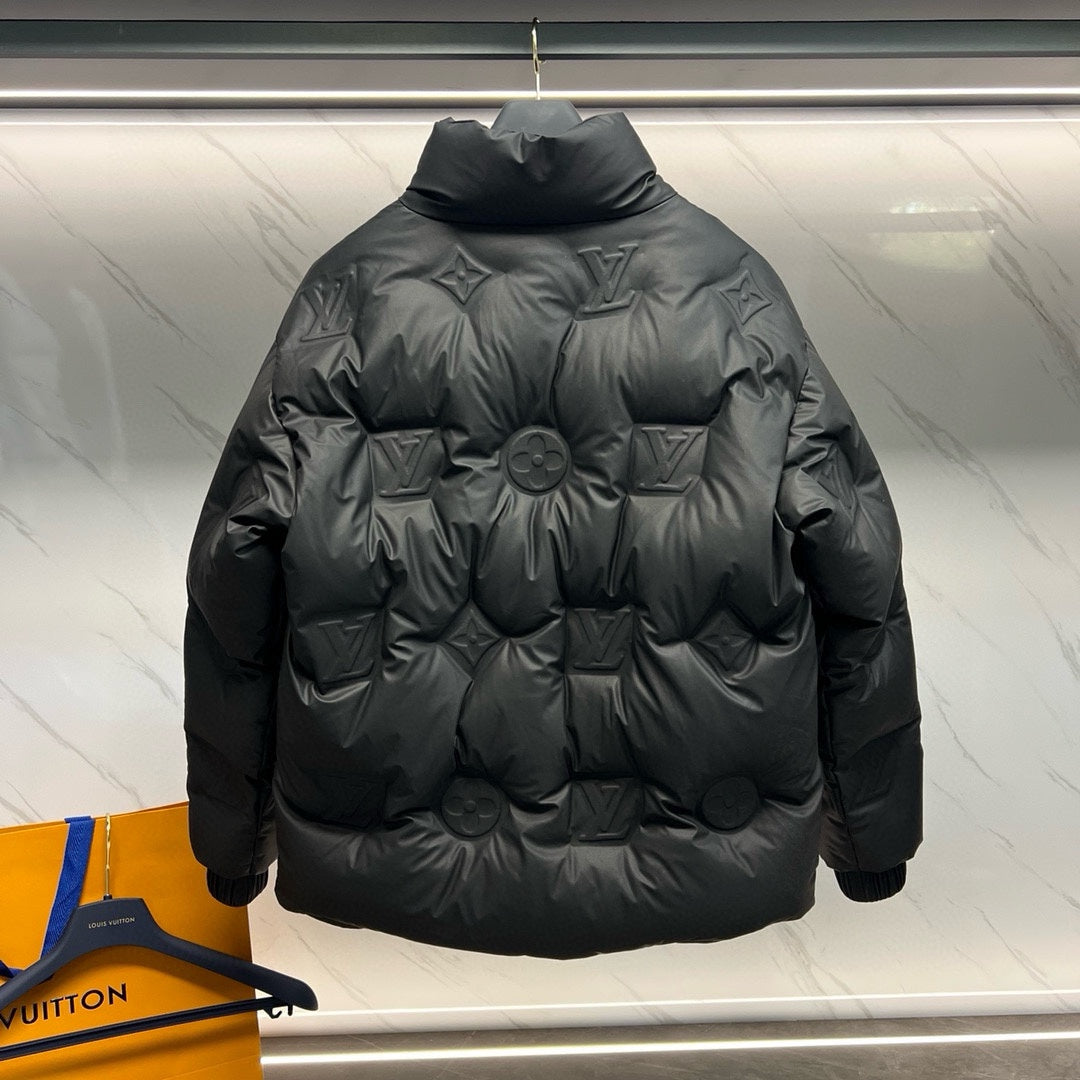LV  Monogram  Embossed Puffer Jacket