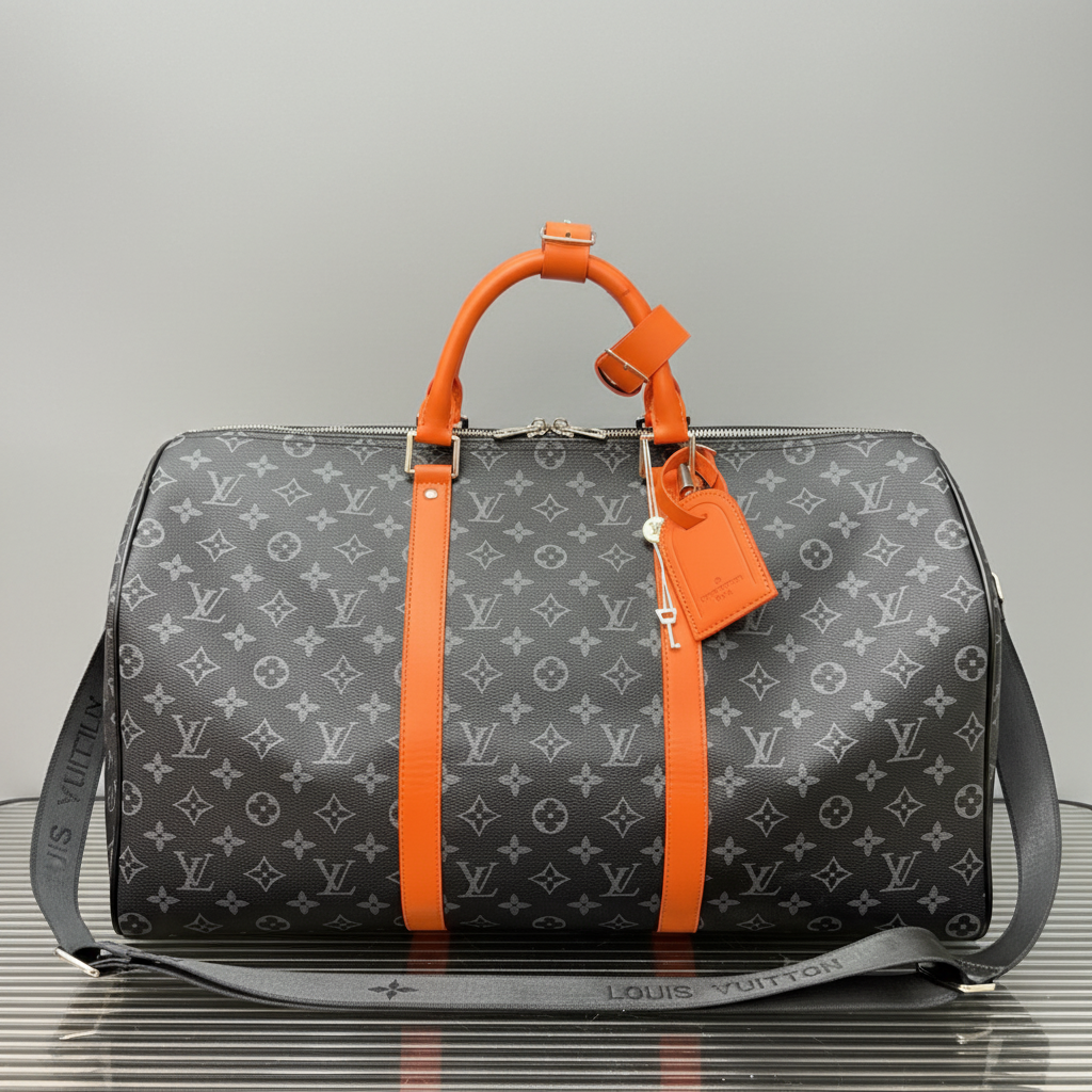 Keepall 50 Travel Bag Monogram Orange