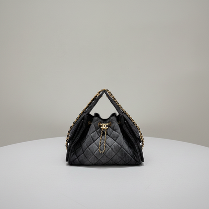 Washed Black Denim 25 Bag - Small