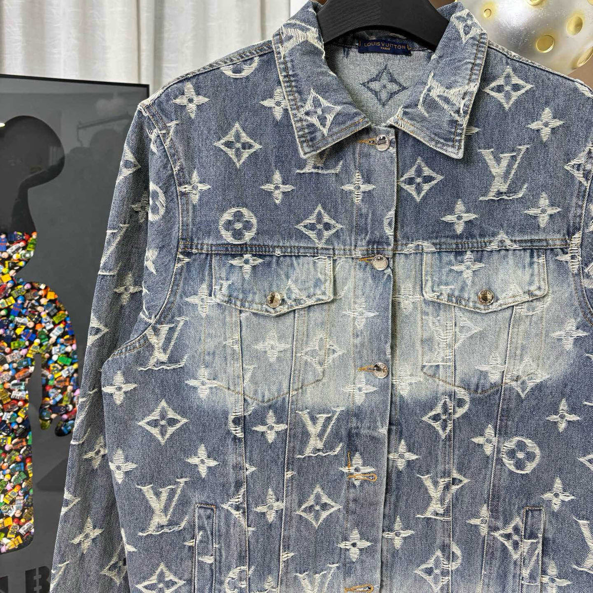 Distressed Denim Jacket