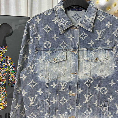Distressed Denim Jacket