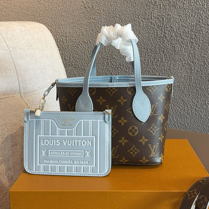 Neverfull Bag BB Inside Out - Blue