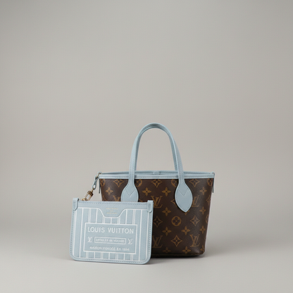 Neverfull Bag BB Inside Out - Blue