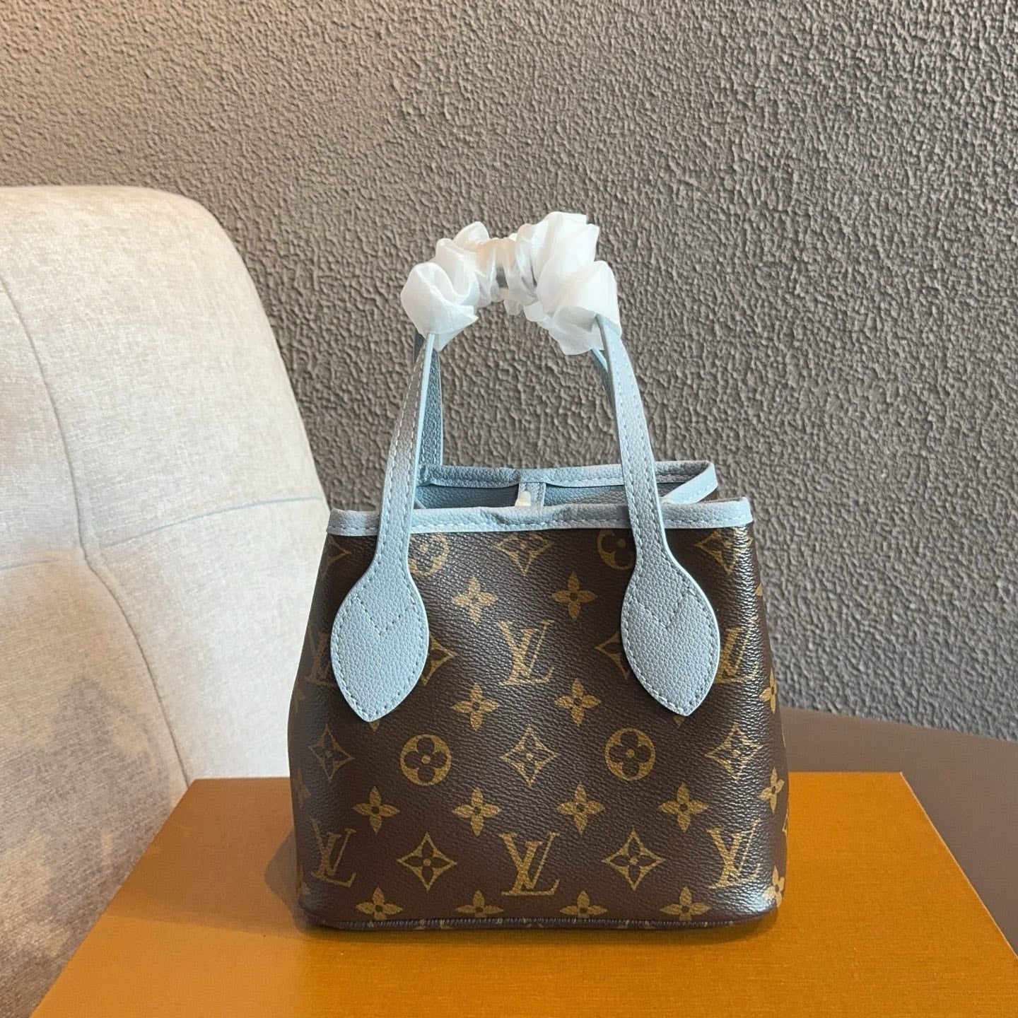 Neverfull Bag BB Inside Out - Blue