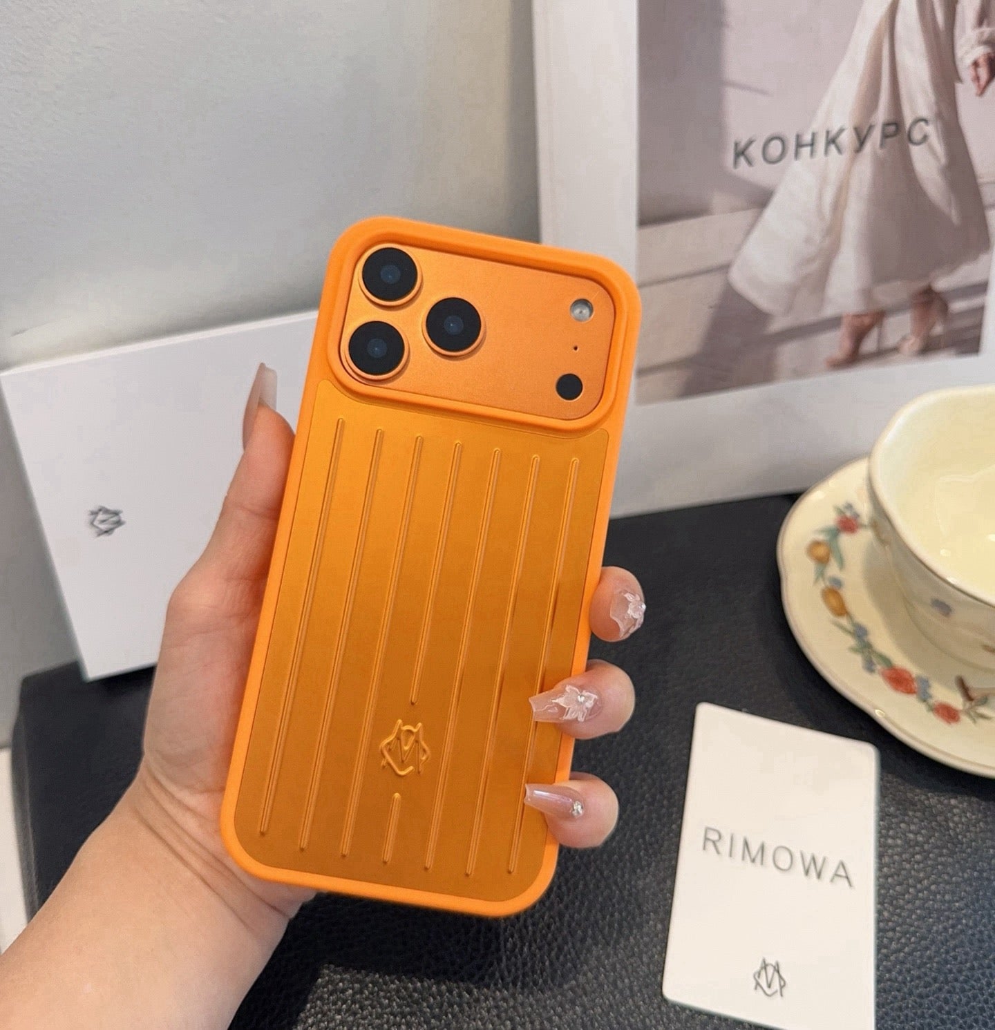 Luxury Aluminium Case iPhone Case - Orange