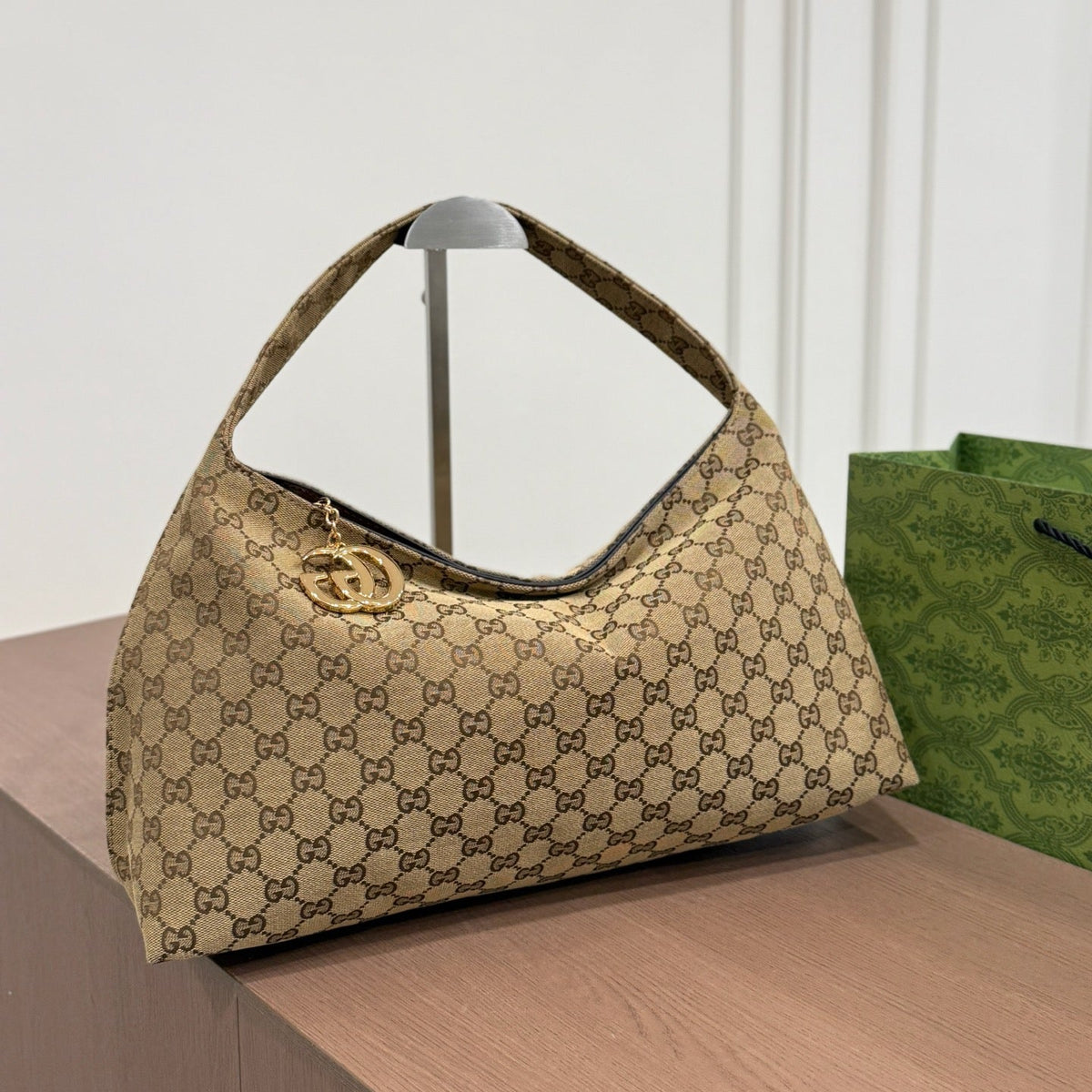 Canvas Infinity Large Shoulder Bag