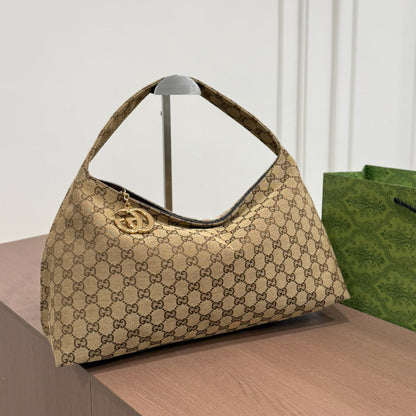 Canvas Infinity Large Shoulder Bag