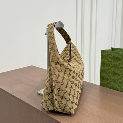 Canvas Infinity Large Shoulder Bag