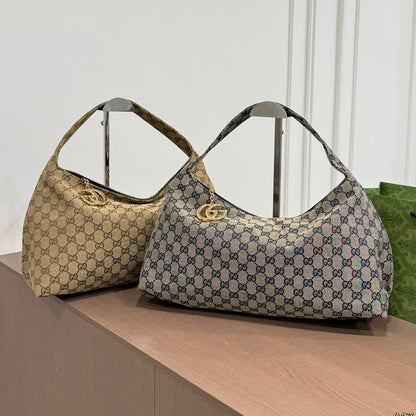 Canvas Infinity Large Shoulder Bag
