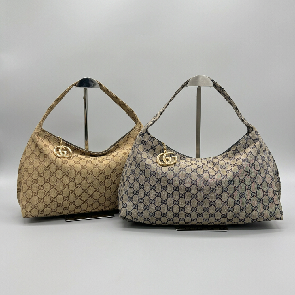 Canvas Infinity Large Shoulder Bag