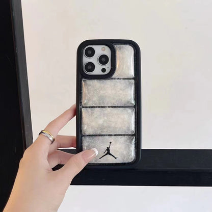Jumpman Clear Puffer iPhone case