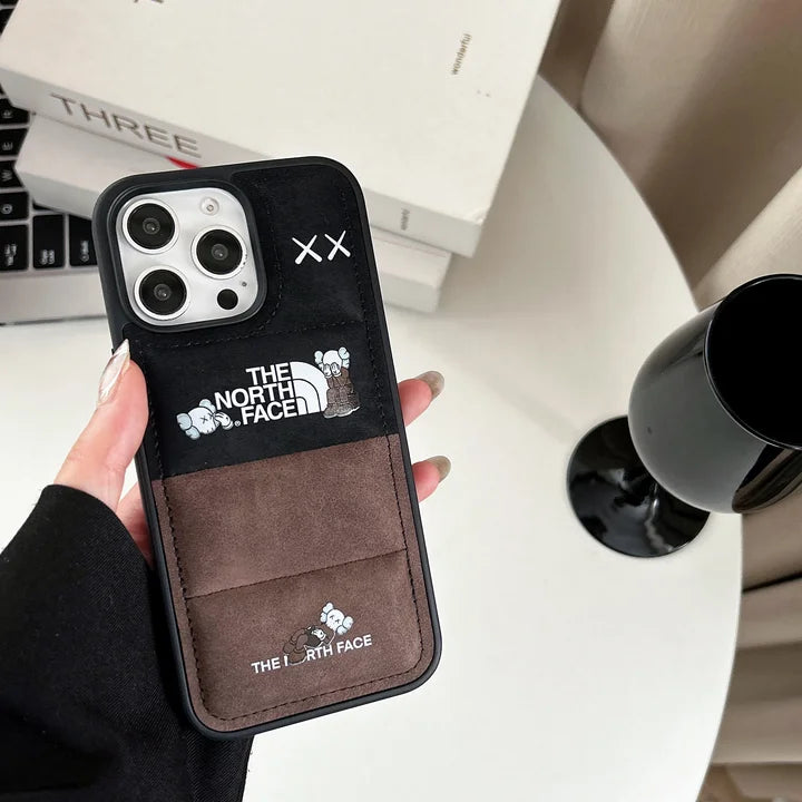 Kaws style Collab Suede iPhone Case