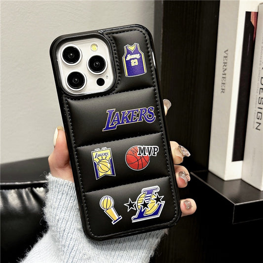 LA Lakers Down Puffer iPhone case