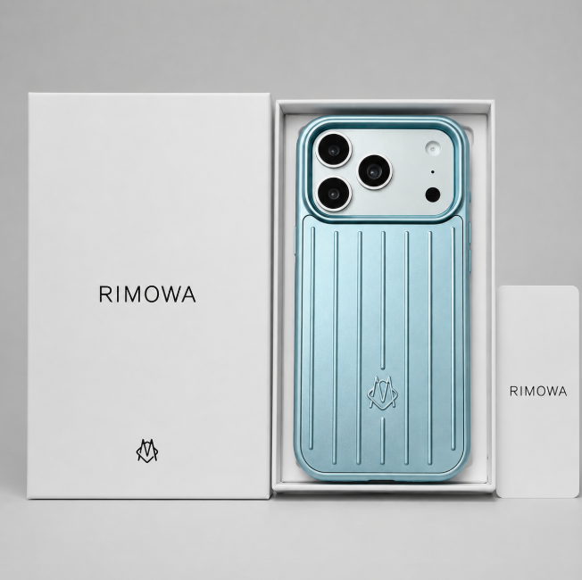 Luxury Aluminium  iPhone Case - Light Blue
