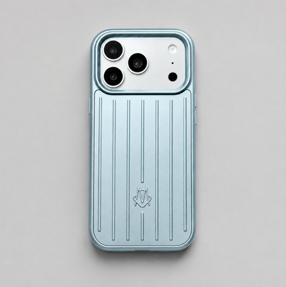 Luxury Aluminium  iPhone Case - Light Blue