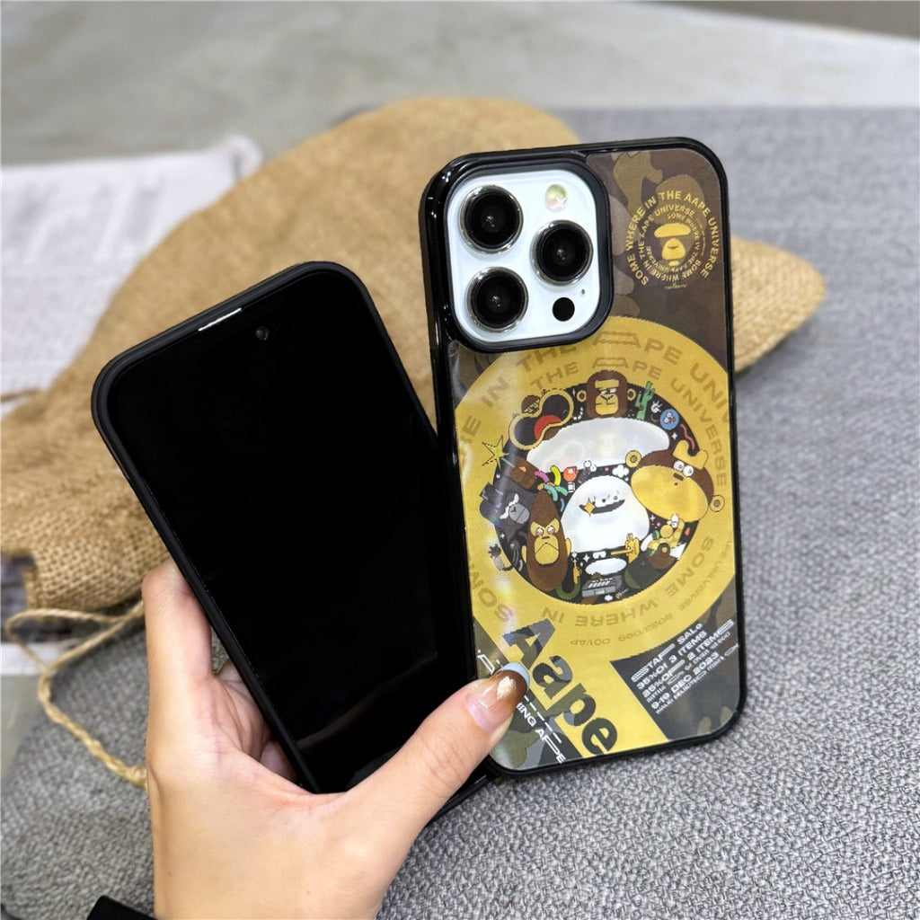 Ape Style Color changing Magnetic charging  iPhone Case