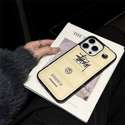 Neutral Tones  Streetwear Eight ball  Puffy iPhone case