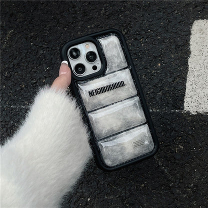 Neighborhood Style Clear Puffer iPhone case