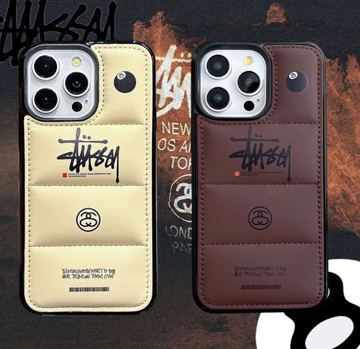 Neutral Tones  Streetwear Eight ball  Puffy iPhone case