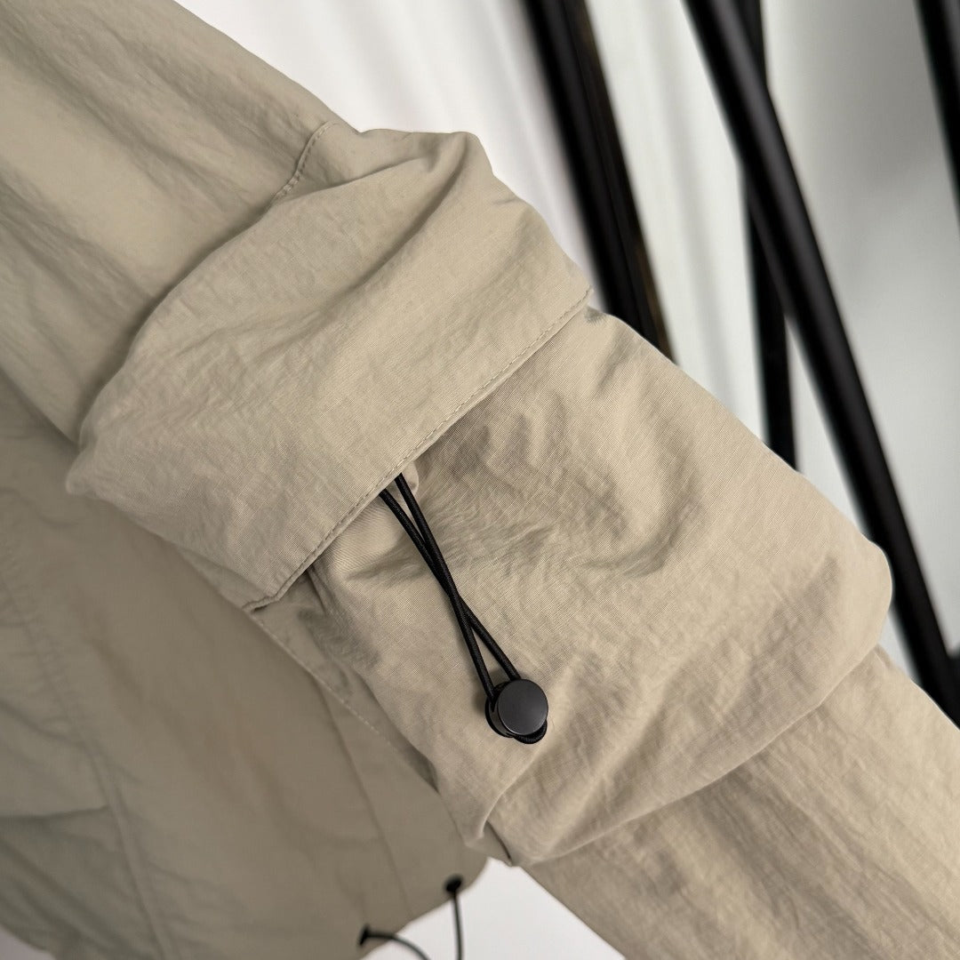 Luxury Puffer Cargo Jacket