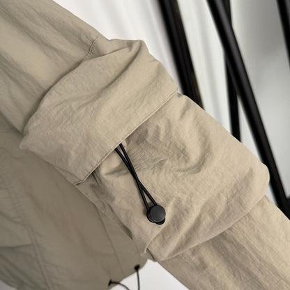 Luxury Puffer Cargo Jacket