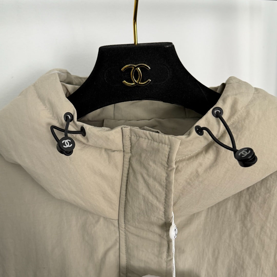 Luxury Puffer Cargo Jacket