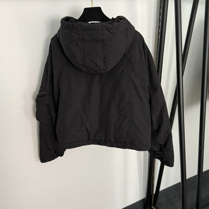 Luxury Puffer Cargo Jacket