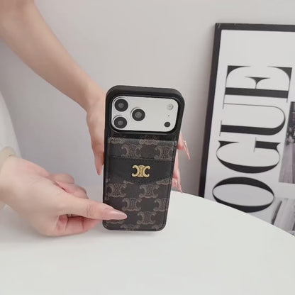 Triomphe  Case with Card Holder/Stand