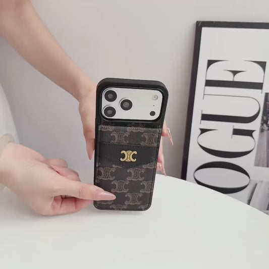 Triomphe  Case with Card Holder/Stand