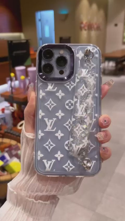 Liquid Glitter Strap iPhone Case