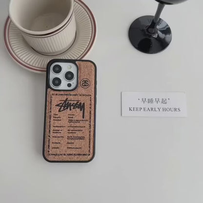 Cork design Streetwear MagSafe iPhone Case