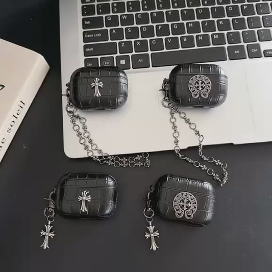 CR Heart Crocodile AirPod Case